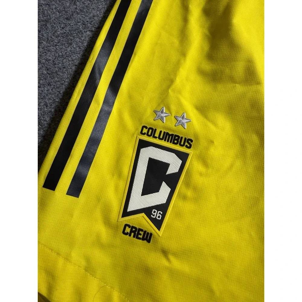 Diego Rossi #5 Columbus Crew Shorts‎ Mens Large Yellow Team Issued MLS